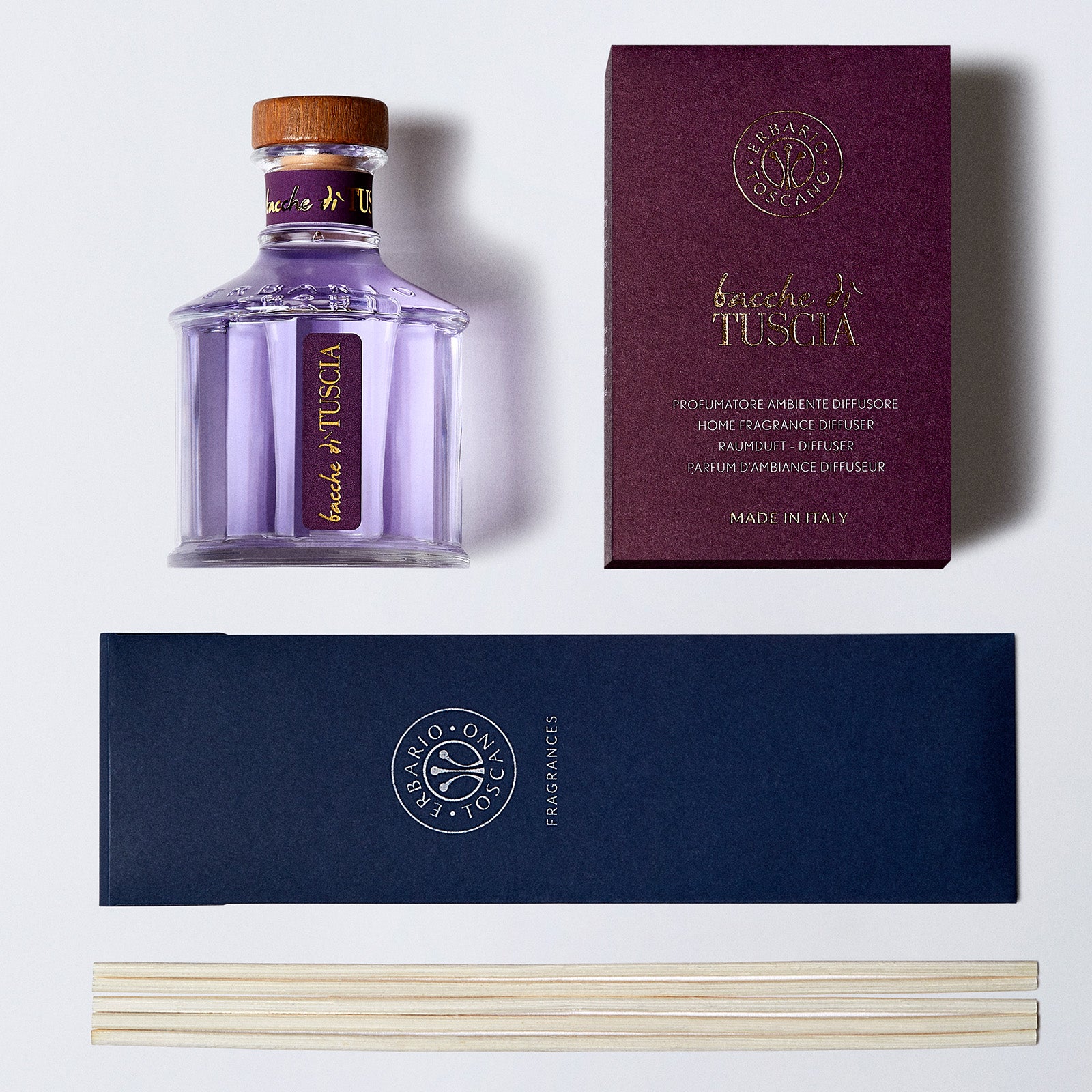 Bacche DI TUSCIA 100ML DIFFUSER selling HOME SPRAY GIFT SET