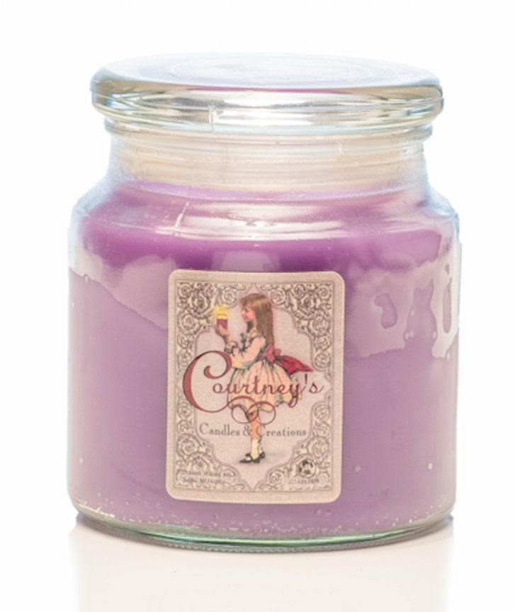 Lavender Amber - Courtneys Candles Maximum Scented 16oz Medium Jar Candle