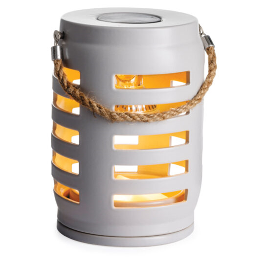 SHUTTER Lantern Canopy Illumination Fragrance Warmer Gift Set with 3 Courtneys Wax Melts