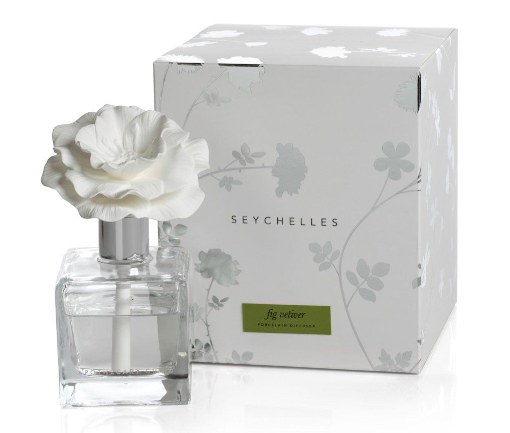 FIG VETIVER Zodax Seychelles Porcelain Diffuser – Courtney Candles ...